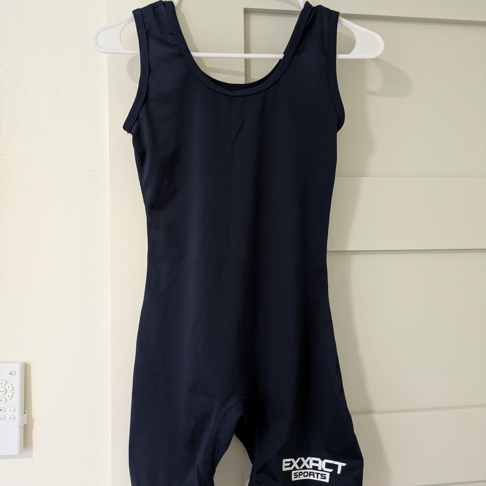 Women's Powerlifting or Wrestling Singlet, Size Small, Navy Blue